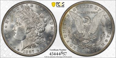 1887 $1 MS63