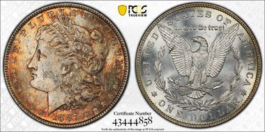 1887 $1 MS63