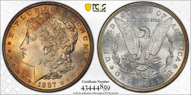1887 $1 MS65