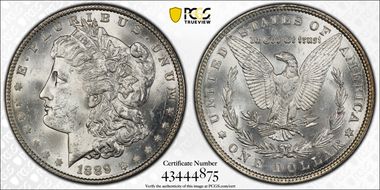 1889 $1 MS63