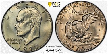 1977-D $1 MS66