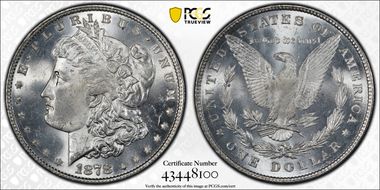 1878 8TF $1 MS64