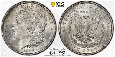 1892 $1 MS64+
