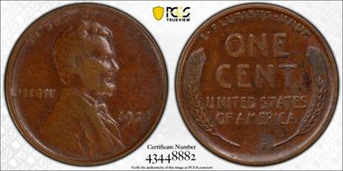 1922 No D 1C Strong Reverse VF35BN