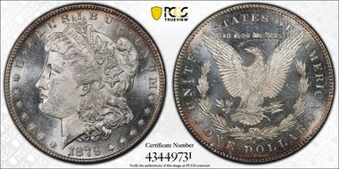 1879-S $1 Reverse of 1878 MS63