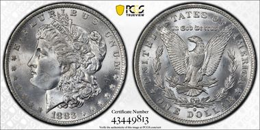 1883-O $1 MS65