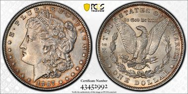 1887 $1 MS63