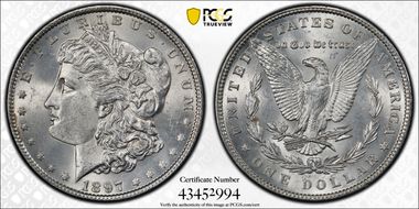 1897 $1 MS62