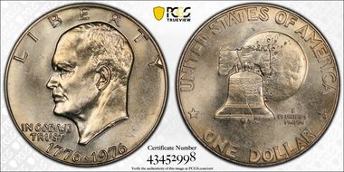 1976 $1 Type 1 MS66