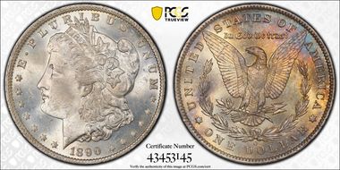 1890-O $1 MS65