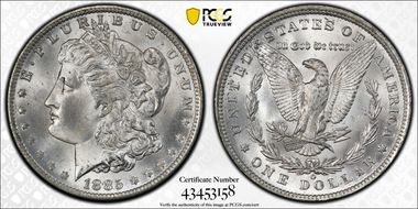 1885-O $1 MS66+