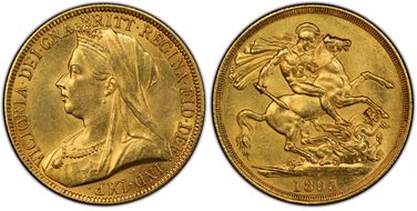 1893 £2 S-3873 MS61