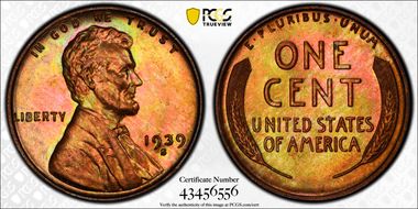 1939-S 1C MS65RB