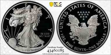 2019-S $1 Silver Eagle PR69DCAM