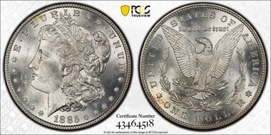 1885 $1 MS63