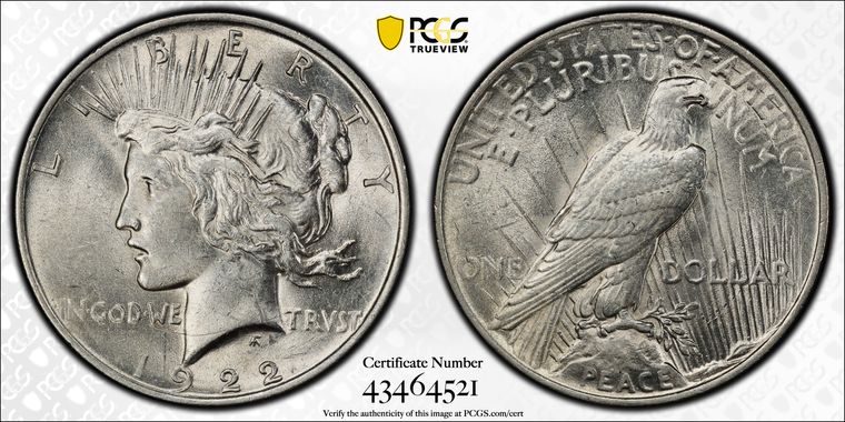 Cert 43464521 - Coin Image