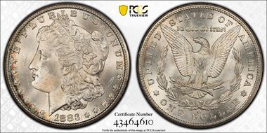 1883-CC $1 MS64+