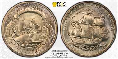 1935 50C Hudson MS65