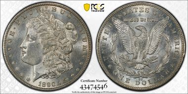 1890-CC $1 MS62