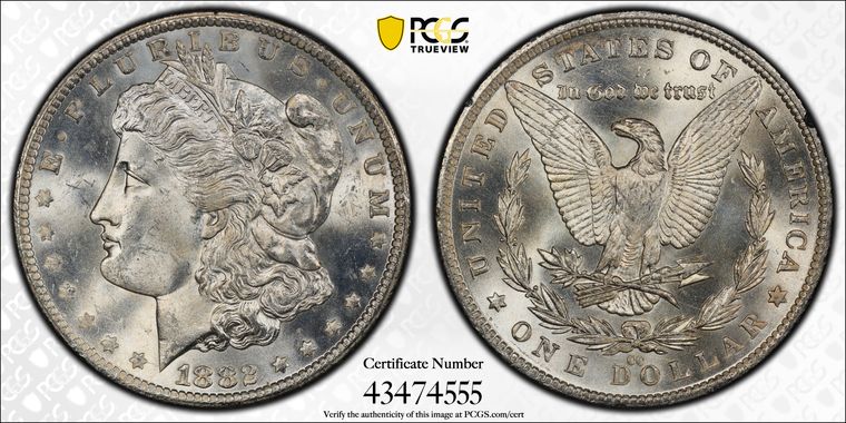 Cert 43474555 - Coin Image