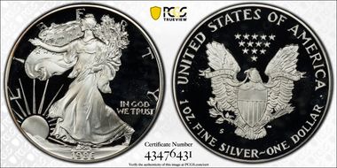 1986-S $1 Silver Eagle PR68DCAM