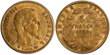 1859-BB 5 Fr Gad-1001 MS61