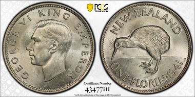 1941 Florin KM-10.1  Ag MS63