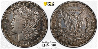 1921 $1 Morgan N1