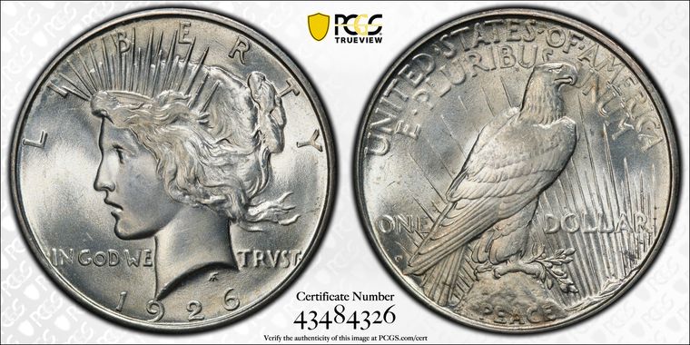 Cert 43484326 - Coin Image