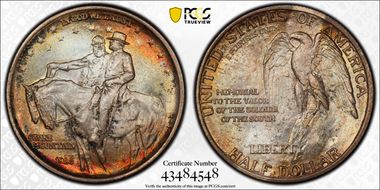 1925 50C Stone Mountain MS66+