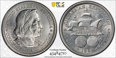 1892 50C Columbian N1
