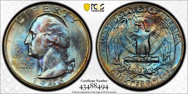 1946-D 25C N1