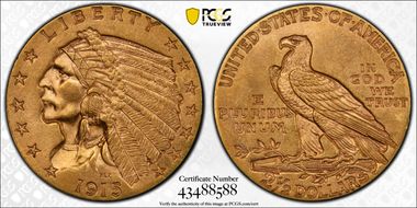 1915 $2.50 MS63