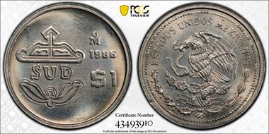 1986-Mo P Peso KM-Pn235 Var non-magnetic SP66