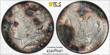 1878-S $1 MS62