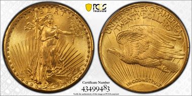 1928 $20 MS66+