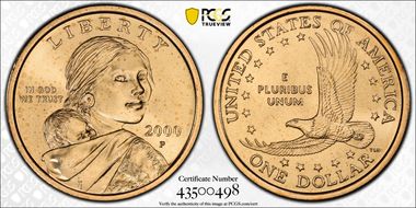 2000-P SAC$1 MS66