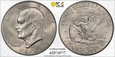 1977-D $1 MS64