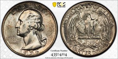 1956 25C Type B Reverse, FS-901 MS66