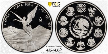 2007-Mo Onza Libertad Ag PR68DCAM