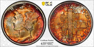 1936 10C DDO FS-101 MS66FB