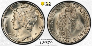 1936-S 10C FS-110 MS66FB