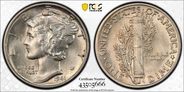 1941 10C DDO FS-101 MS62