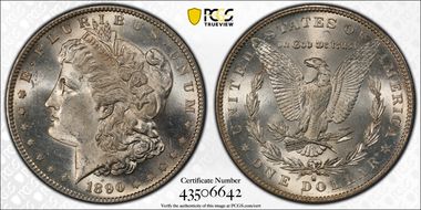 1890-S $1 MS62