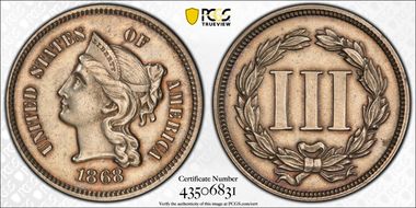 1868 3CN J-618 PR61