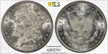 1893 $1 MS64
