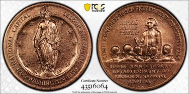 1950 AE SC$1 HK-508 Wash. D.C. Sesqui MS64RD