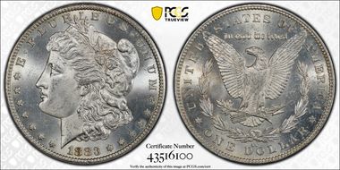 1883-CC $1 MS63