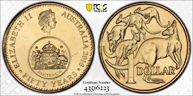 2016 $1 50 Yrs Decimal Currency MS67