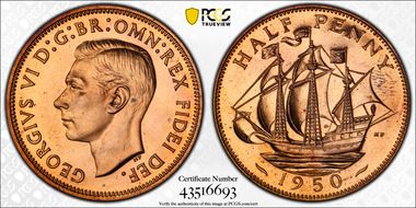 1950 1/2D S-4118 PR66RD